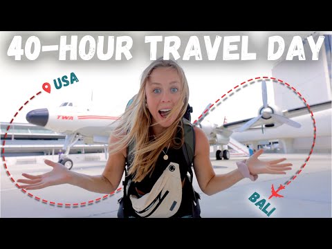 FLYING TO BALI ALONE (40 hour travel day)