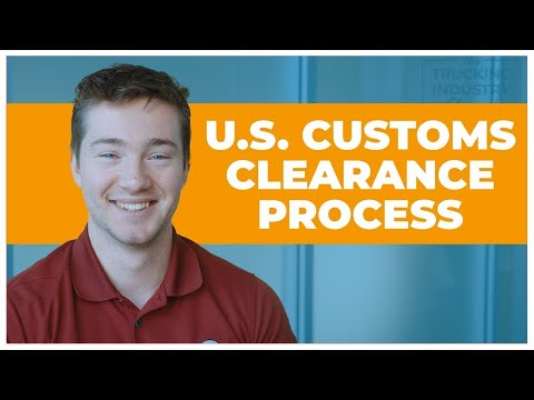 U.S. Customs Freight Shipping Clearance Process