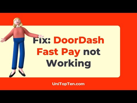 How to Fix DoorDash Fast Pay not Working