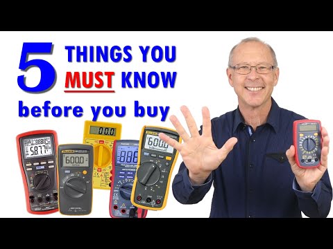 Best Multimeter | 5 factors to help you choose the right meter for you.