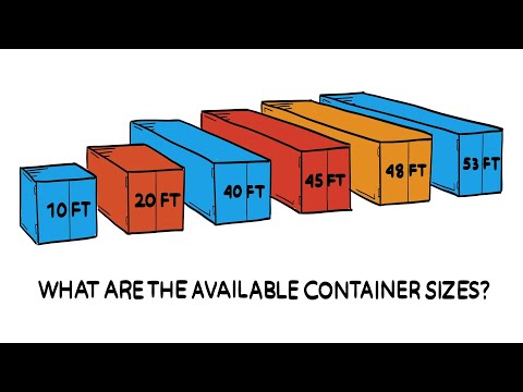 What size Shipping Containers can you purchase?