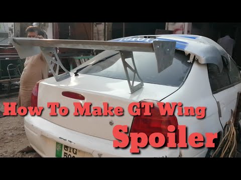 How to make GT wing Spoiler! Universal