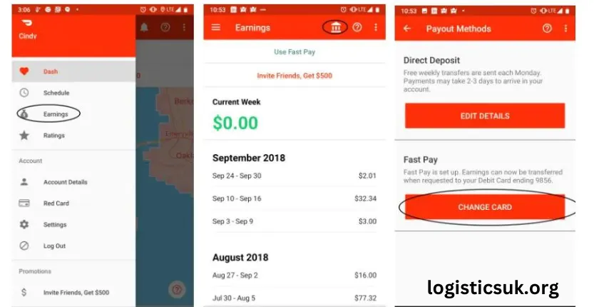 doordash fast pay not working