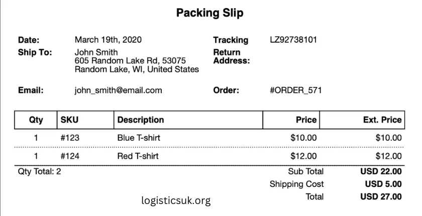 Benefits of Custom Packing Slip Message Template