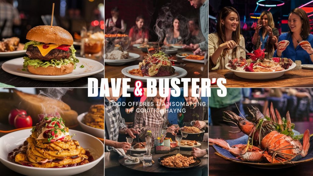 dave and busters food