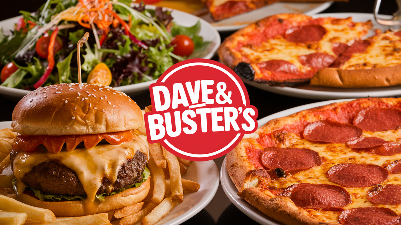 dave and busters food