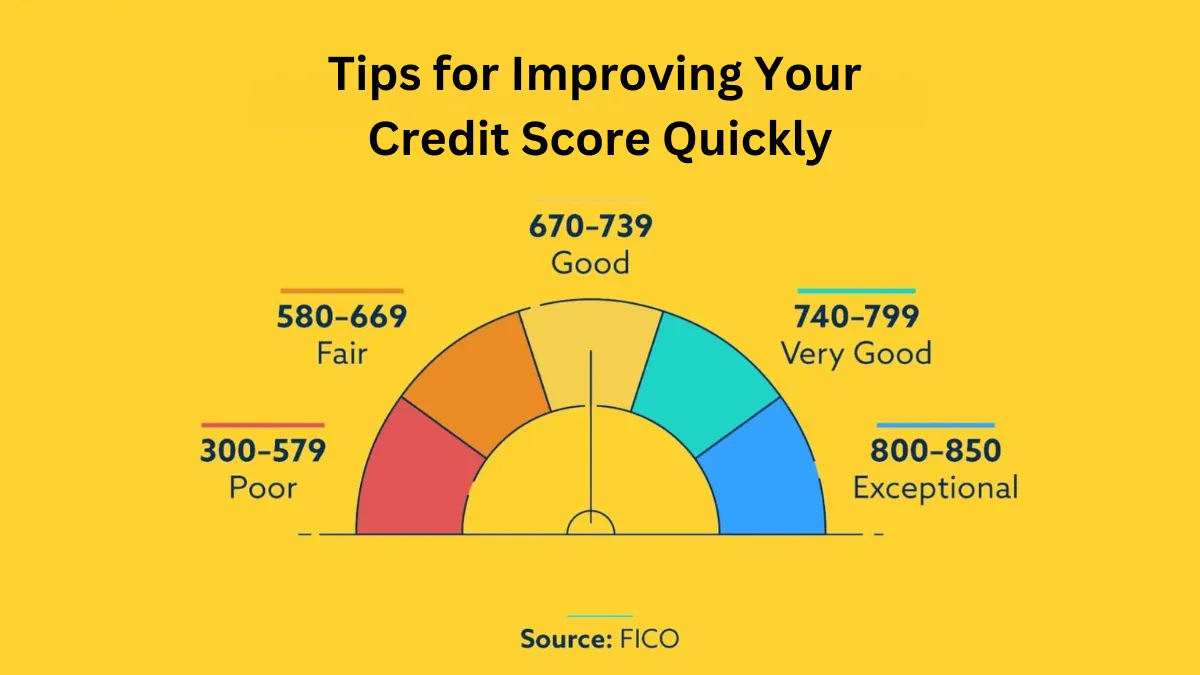 Tips for improving your credit score quickly