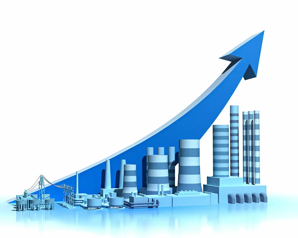 differenate between expontial and logistic growth