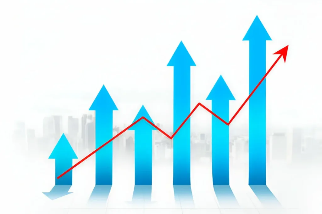 differenate between expontial and logistic growth