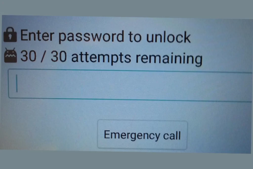 Enter Password to Unlock 30/30 Attempts Remaining? Getting Locked Out?
