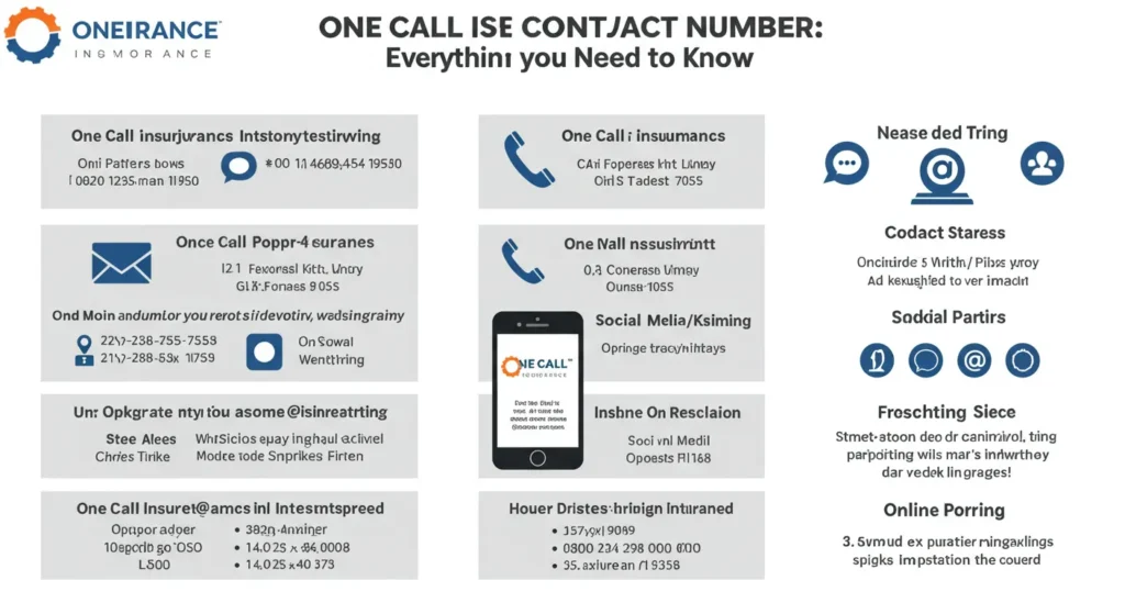 one call insurance contact number