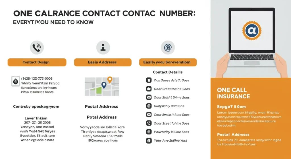 one call insurance contact number