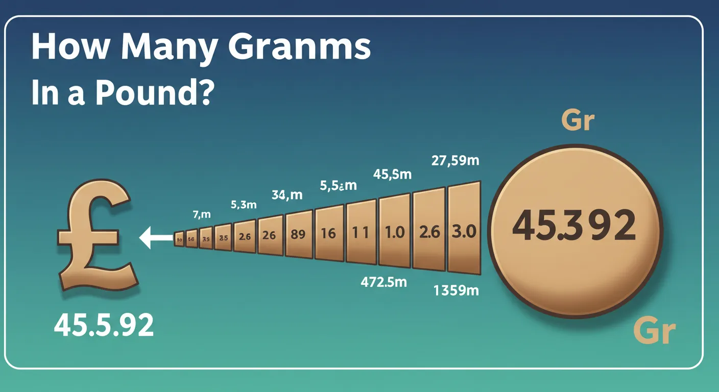 How Many Grams In a Pound? Exact Conversion + Easy Reference Chart