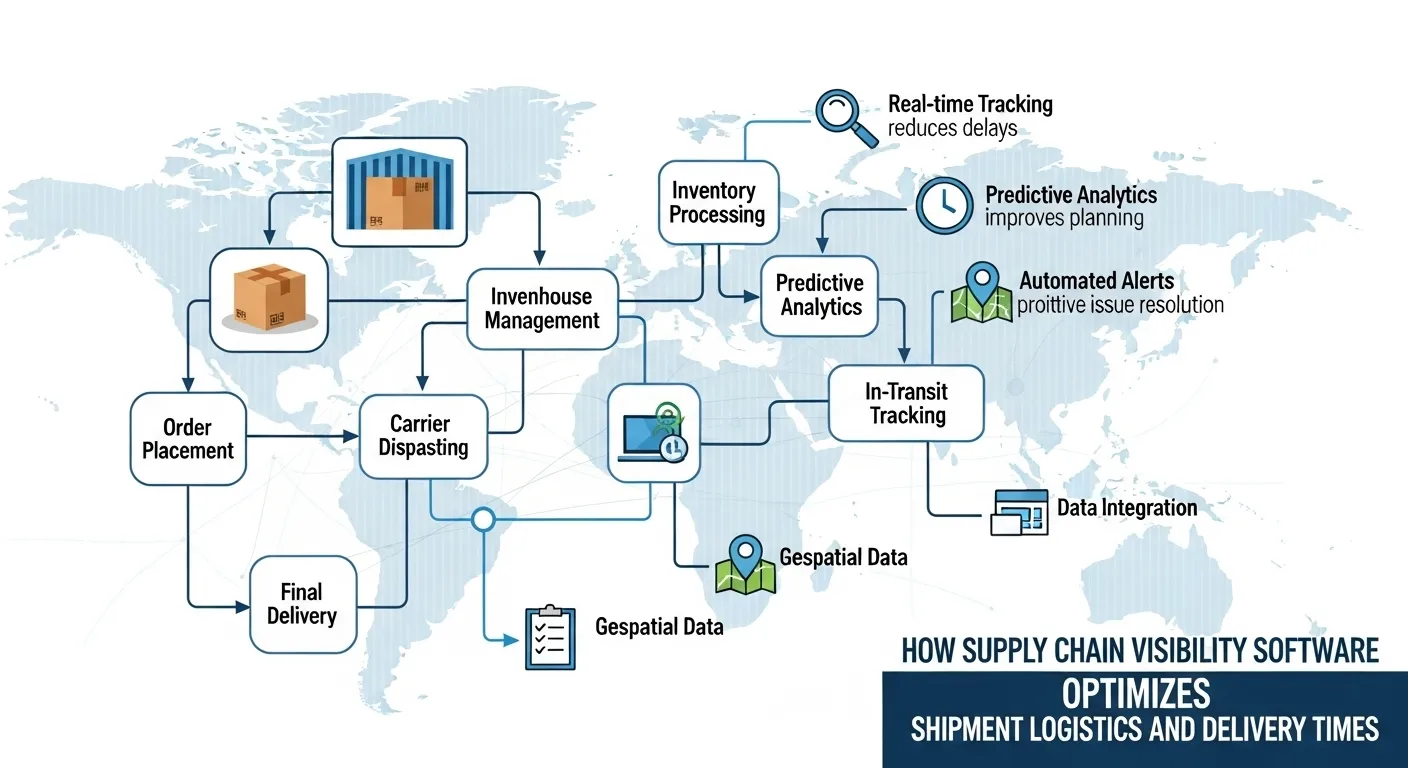 How Supply Chain Visibility Software Optimizes Shipment Logistics and Delivery Times