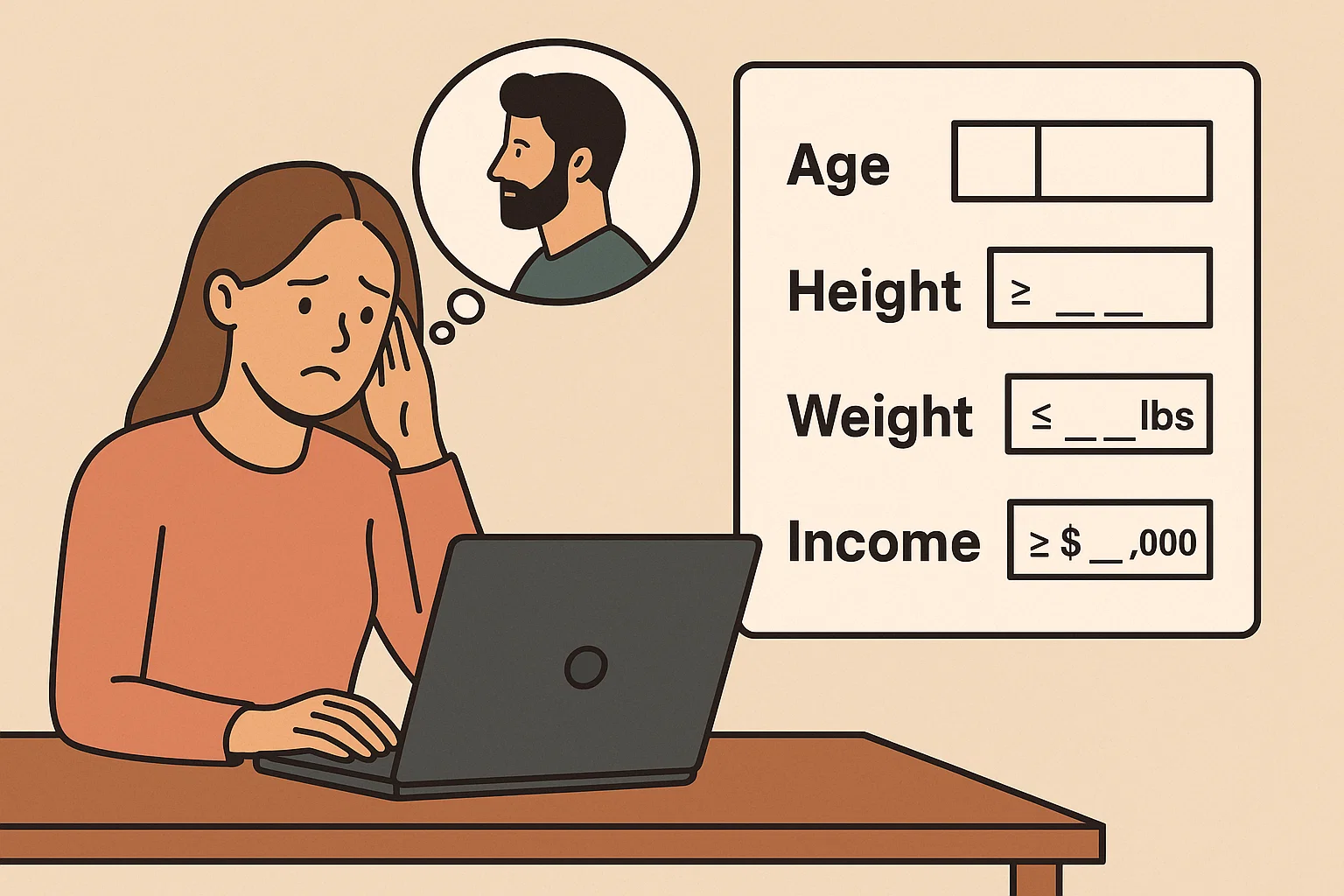 Female Delusion Calculator