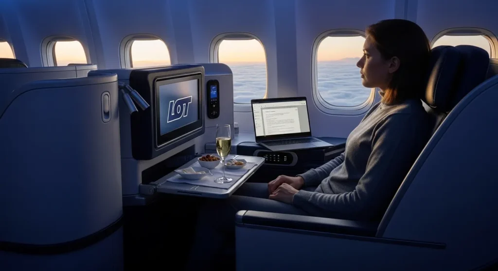 lot polish airlines business class seat reviews