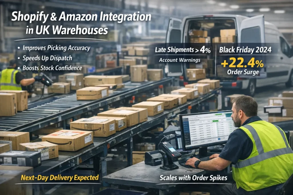 Why Shopify/Amazon Integration matters for UK warehouse operations