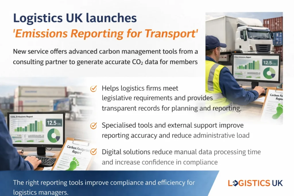 Case Study Logistics UK’s carbon reporting support service