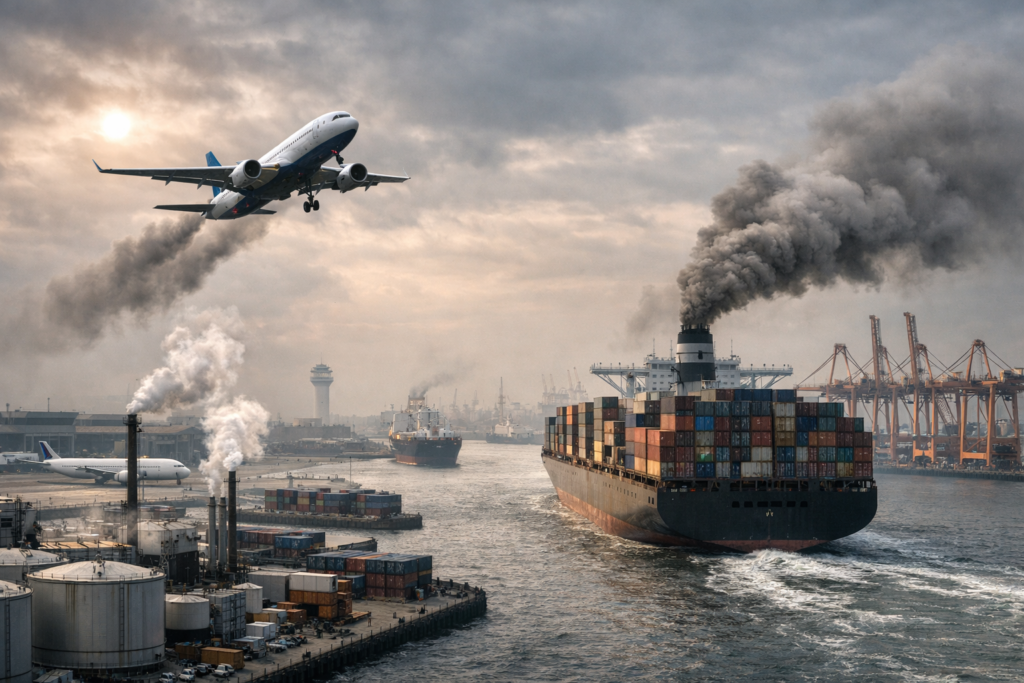 Navigating the Skies and Seas Sustainably