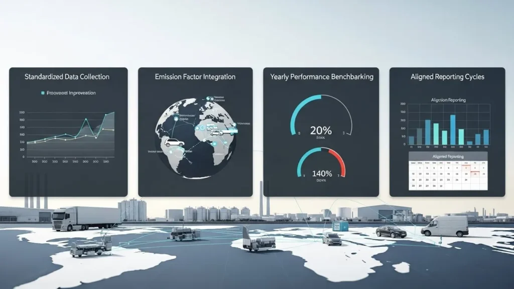 embed carbon reporting in operations