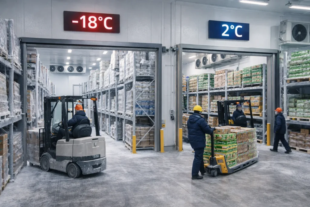 northwest freight warehouse cross dock and cold storage refrigerated warehouse handling temperature controlled freight