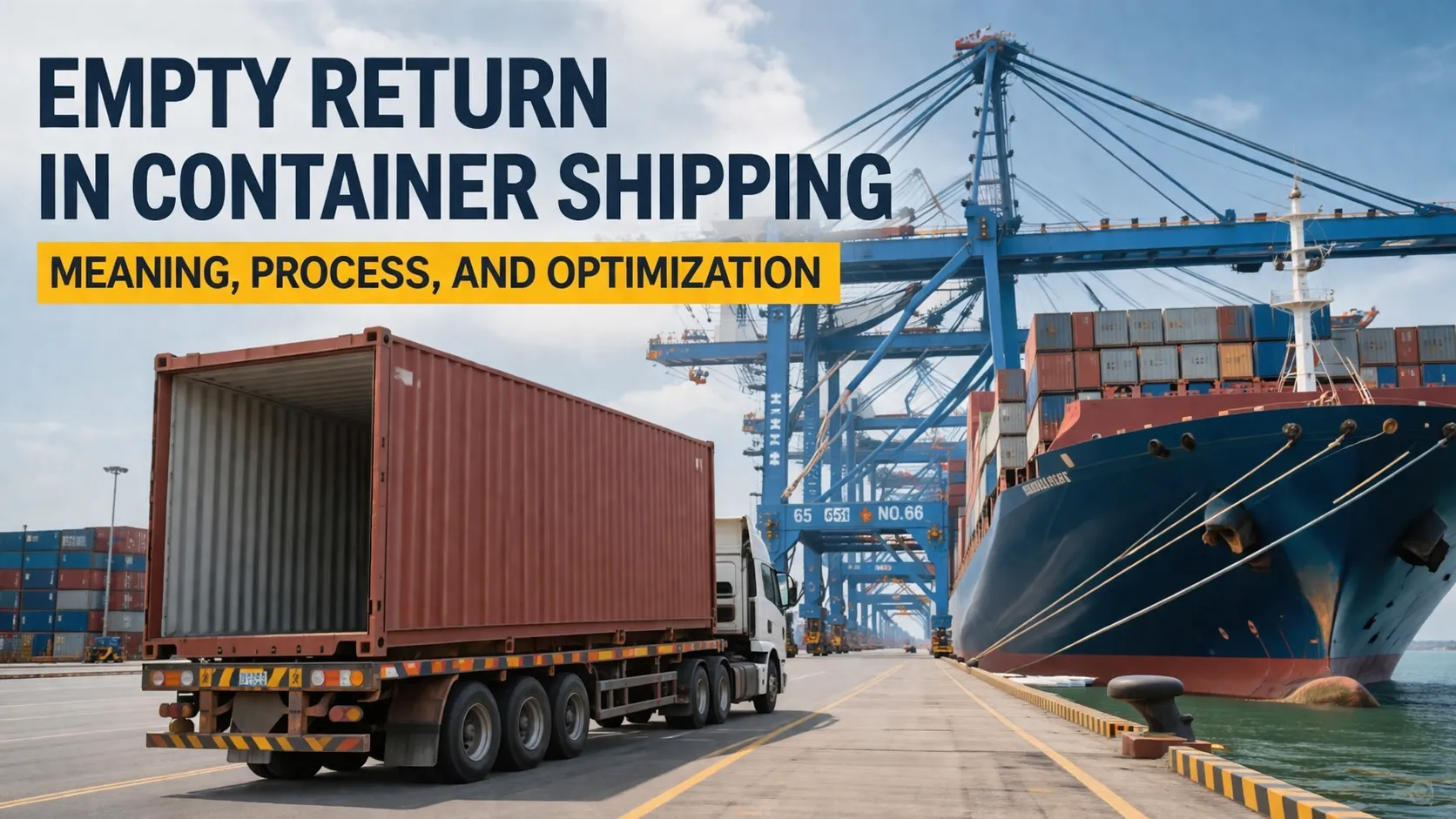 Empty Return in Container Shipping: Meaning, Process, and Optimization