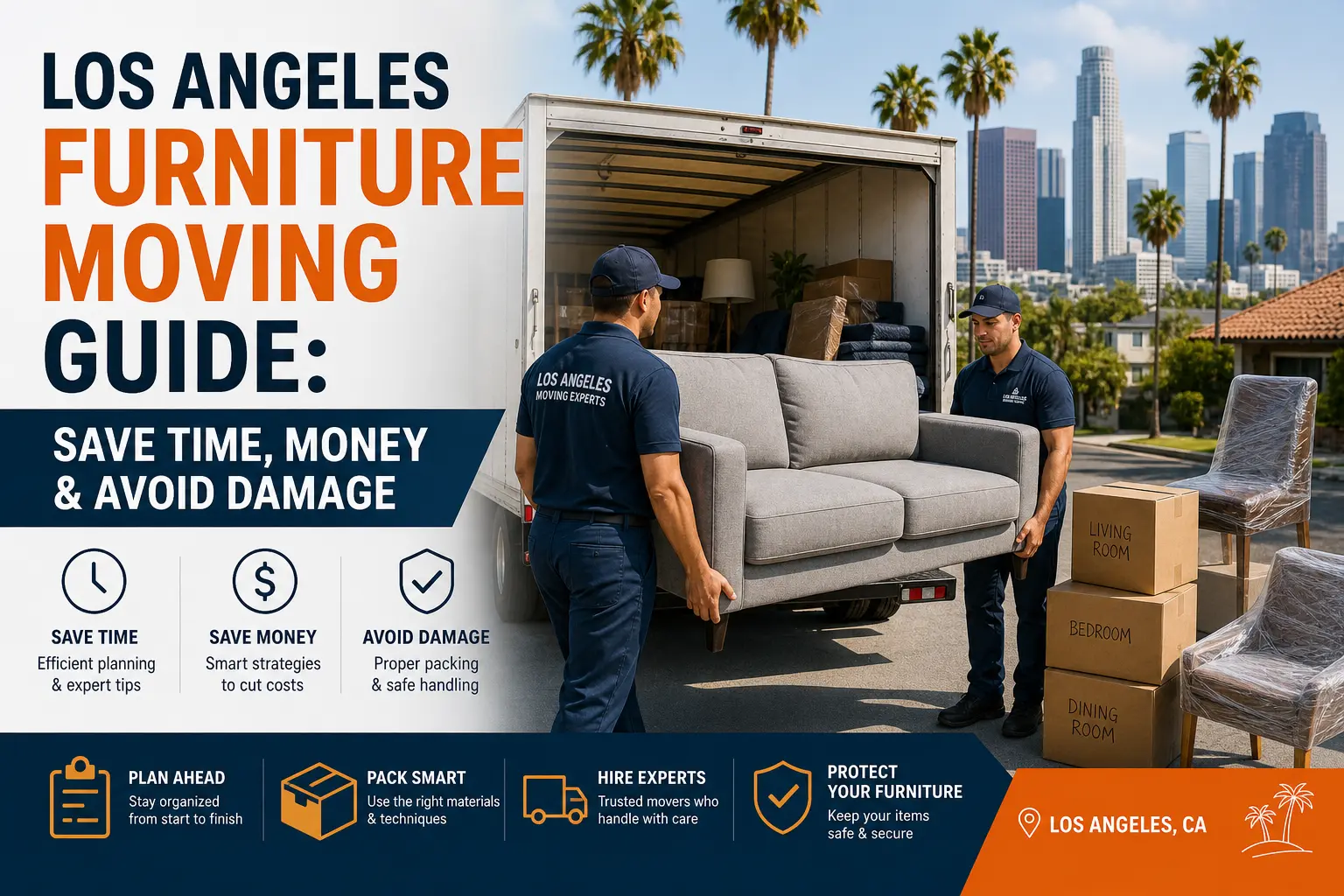 How to Move Furniture in Los Angeles: Fast, Damage-Free Guide 2026