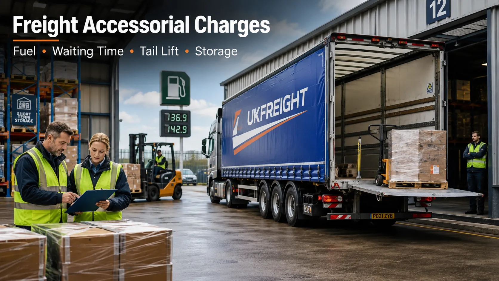 Freight Accessorial Charges Explained Fuel, Waiting Time, Tail Lift and Storage Fees