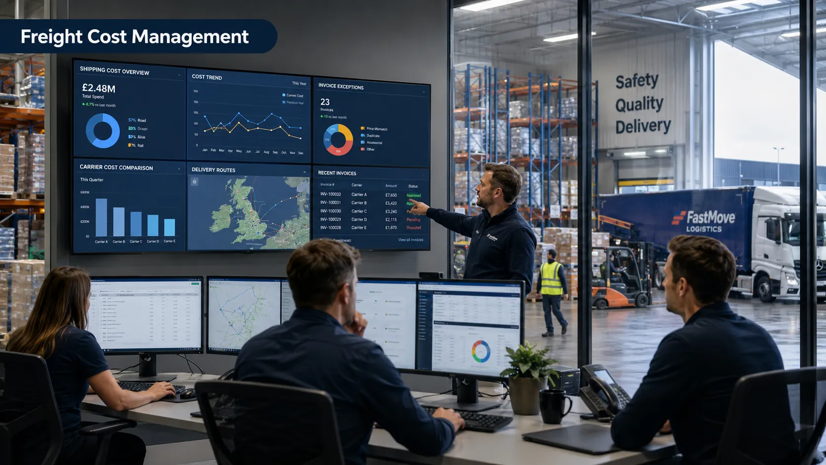Freight Cost Management Guide How Logistics Teams Control Shipping Costs