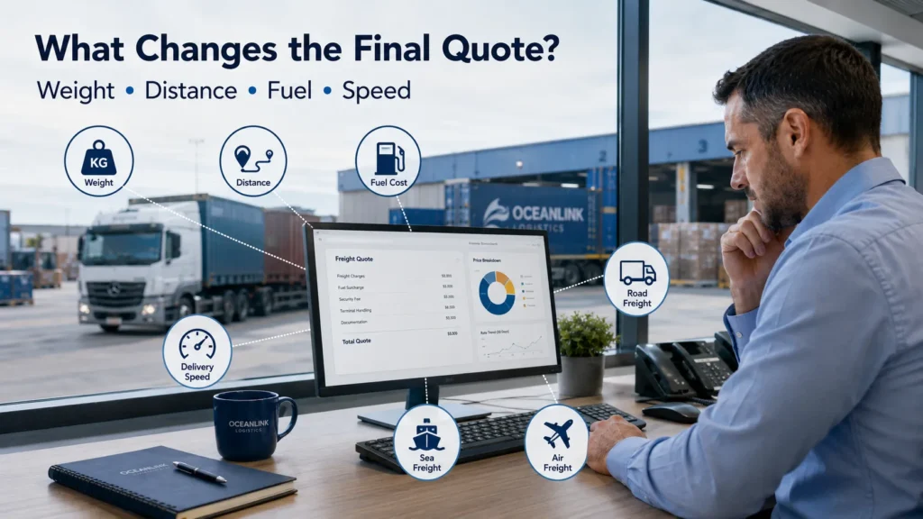 Freight Pricing Factors That Change the Final Quote