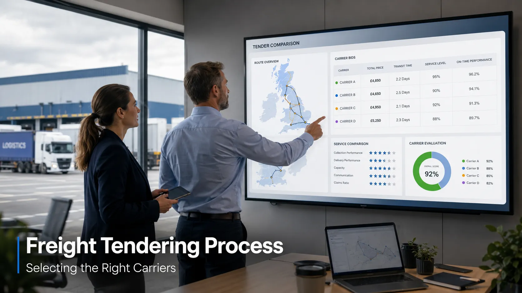 Freight Tendering Process How Businesses Select Carriers