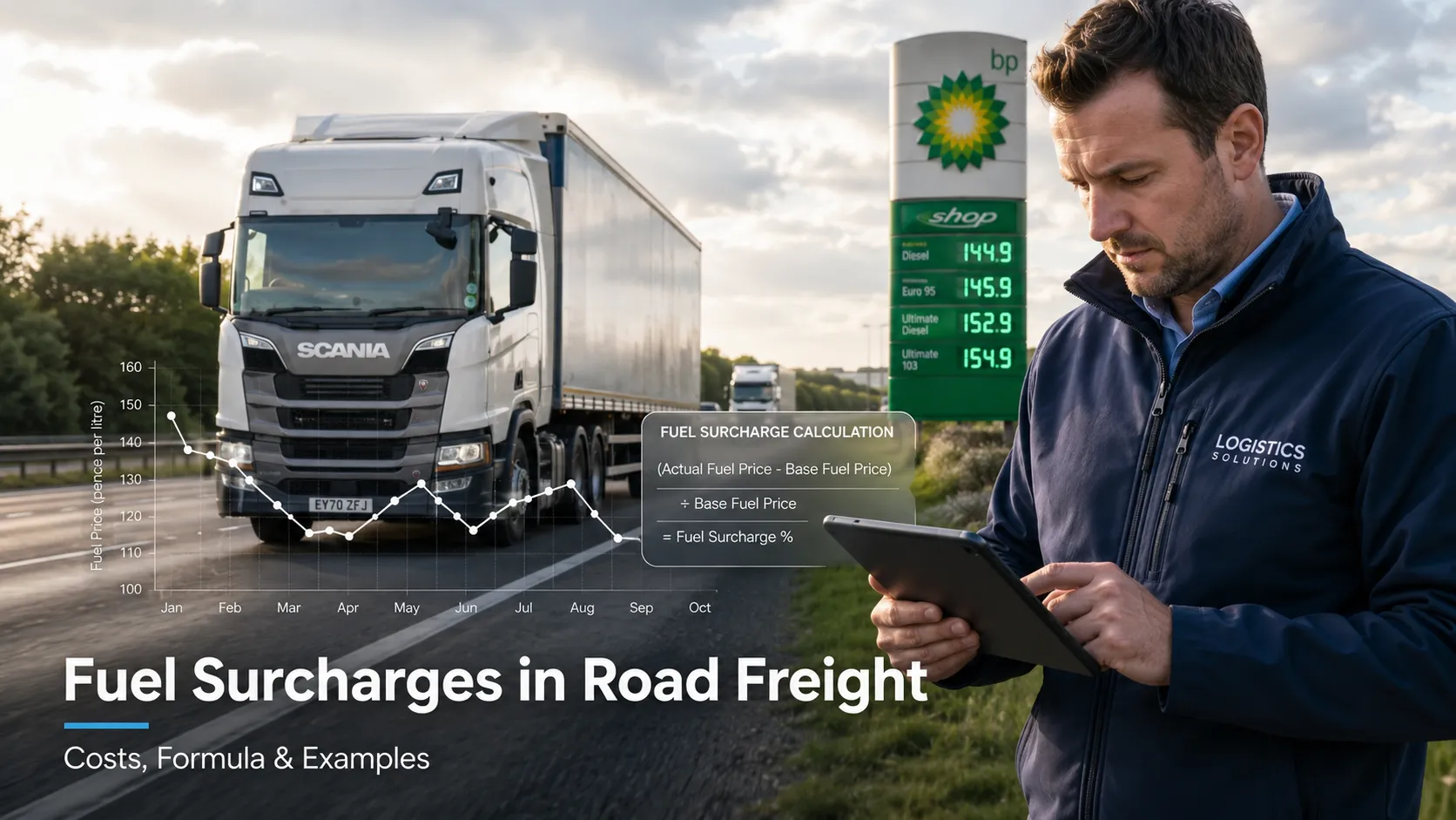 How Fuel Surcharges Work in Road Freight Pricing