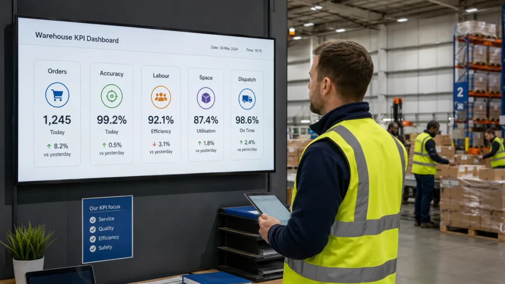 How to Build a Warehouse KPI Dashboard