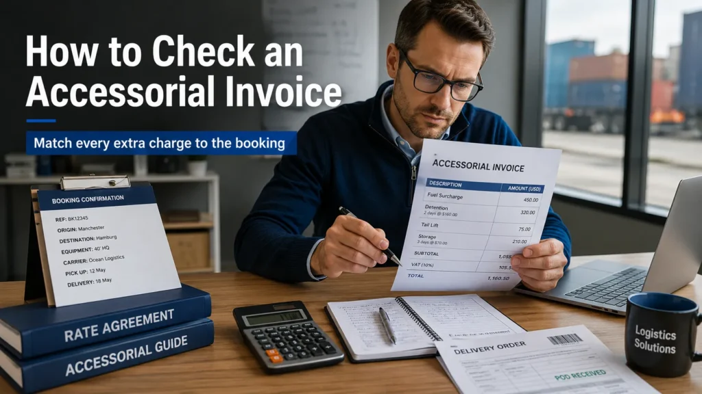 How to Check an Accessorial Invoice