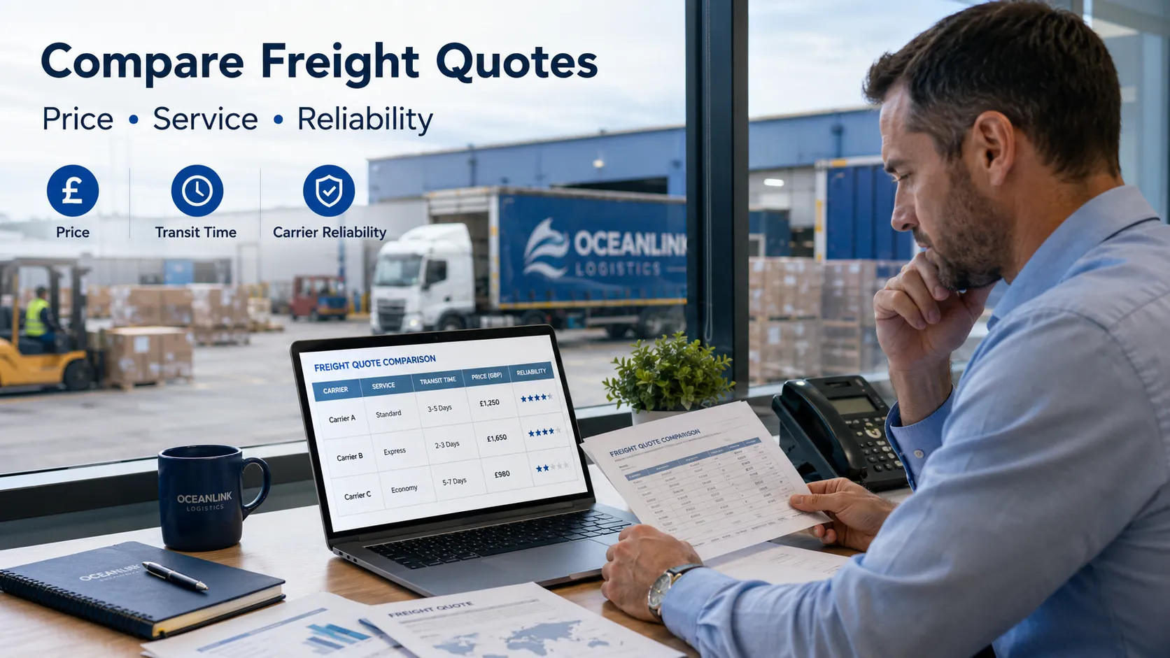 How to Compare Freight Quotes Without Choosing the Wrong Carrier