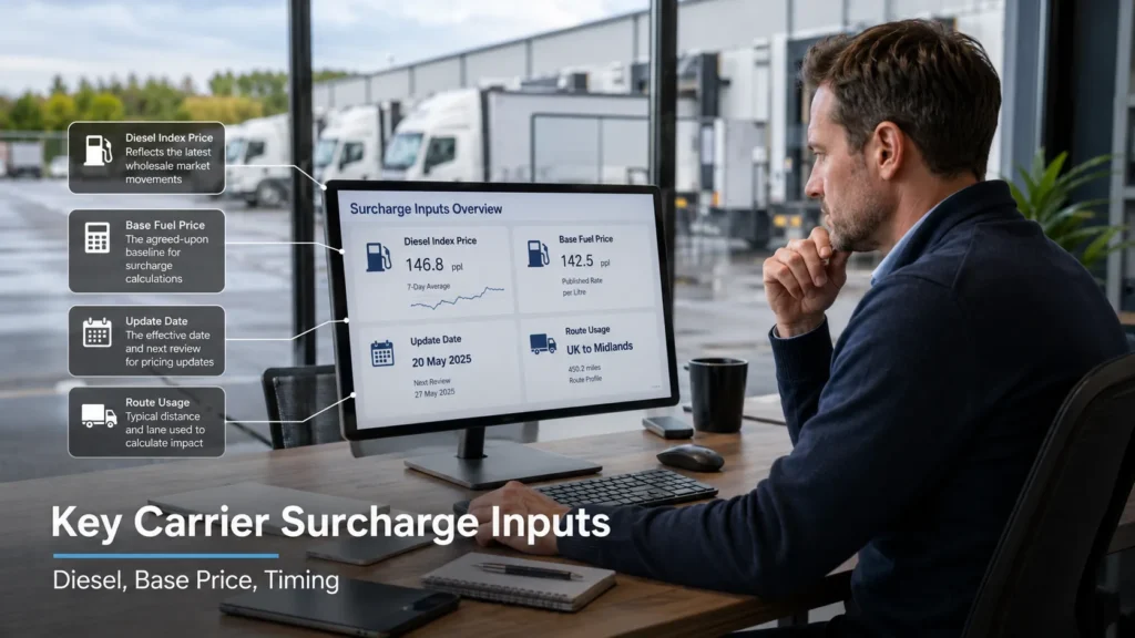Key Inputs Behind a Carrier Surcharge