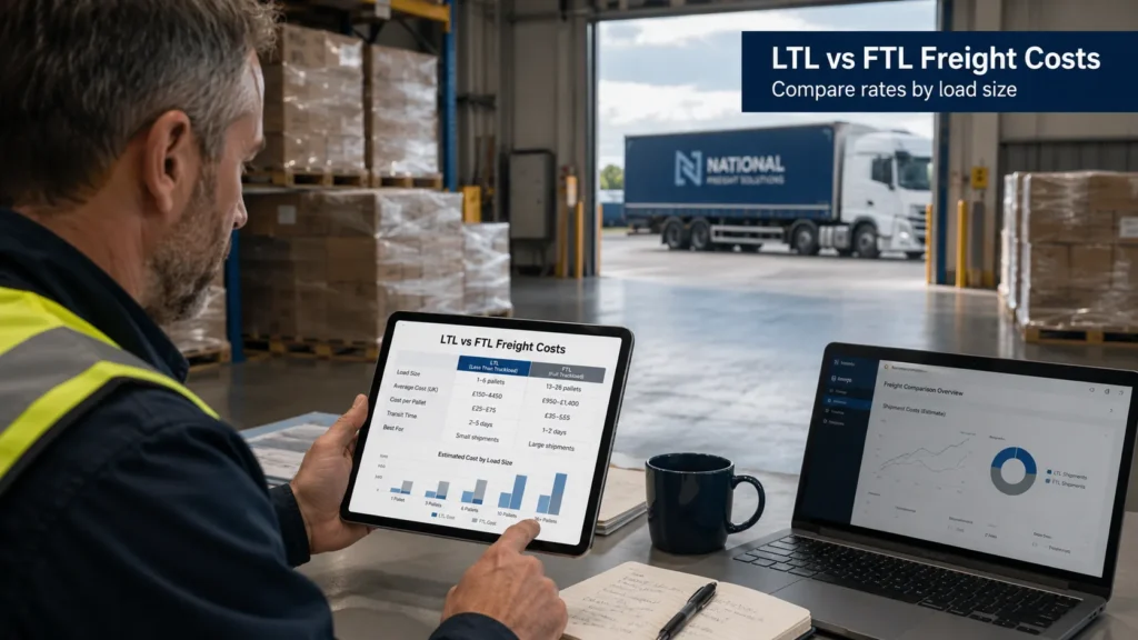 LTL vs FTL Freight Cost Examples