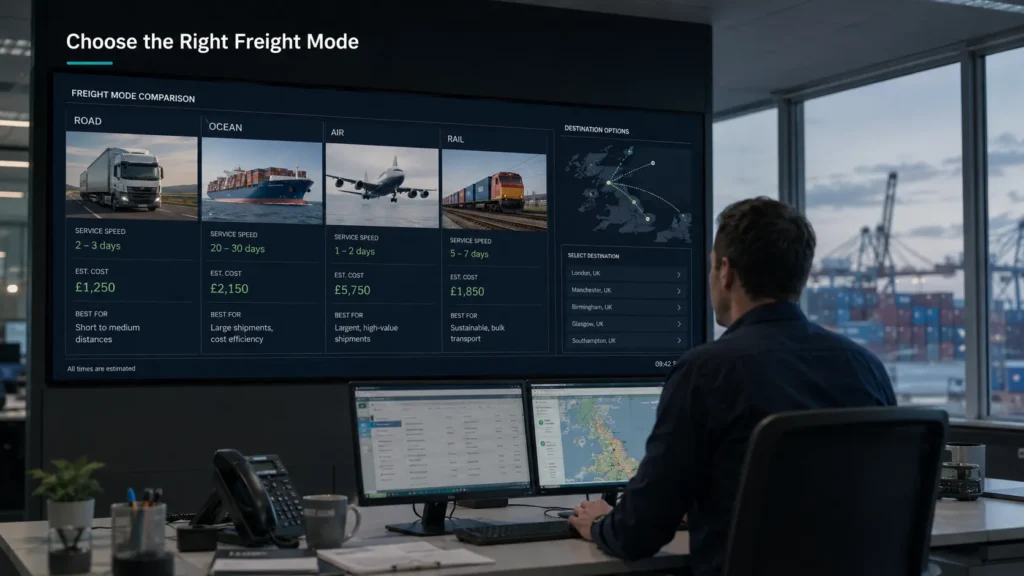 Mode Selection Match Service With Cost