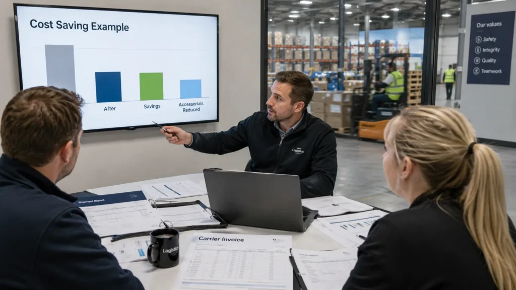 Real-World Freight Cost Management Example