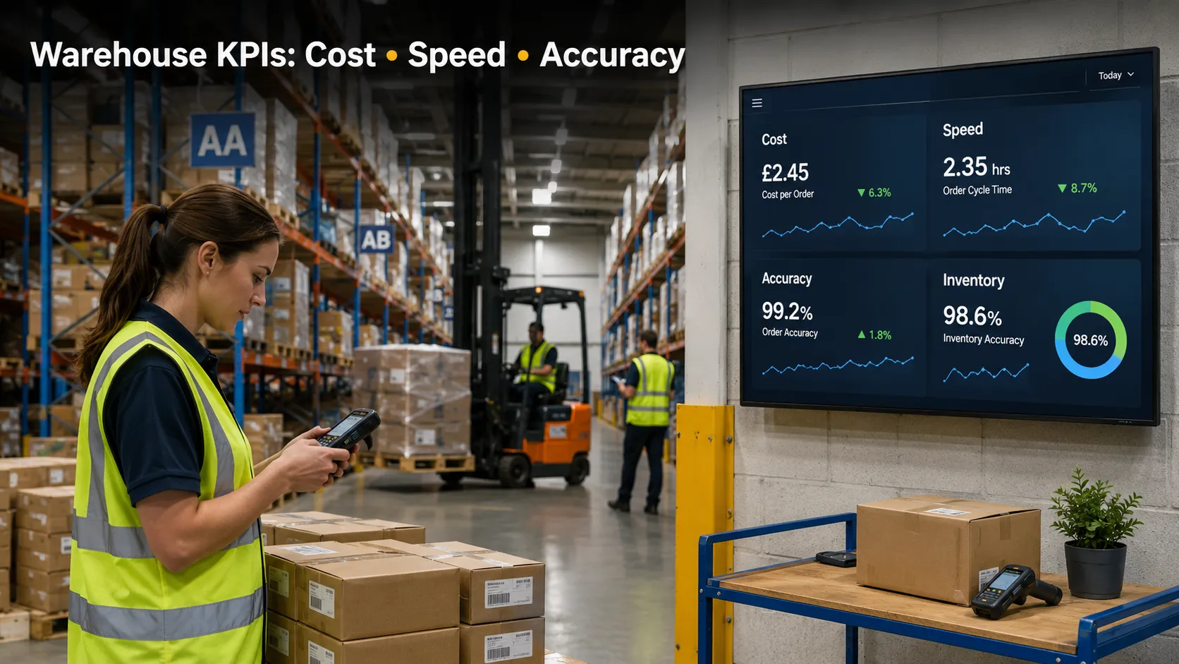 Warehouse KPI Guide: Metrics That Improve Cost, Speed and Accuracy