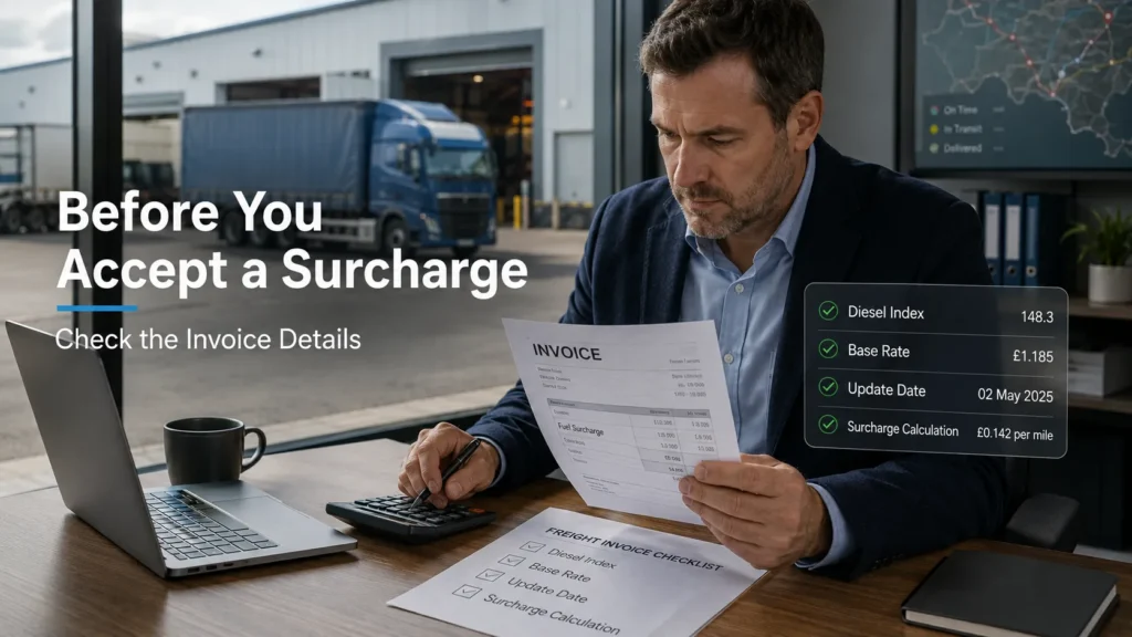 What Shippers Should Check Before Accepting a Diesel Surcharge