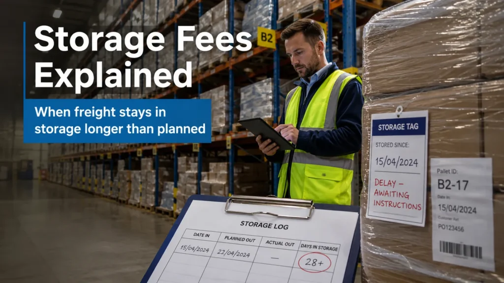 What are storage fees
