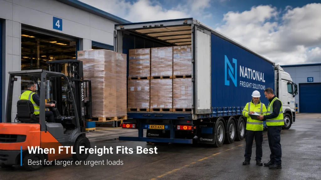 When FTL Freight Fits Best