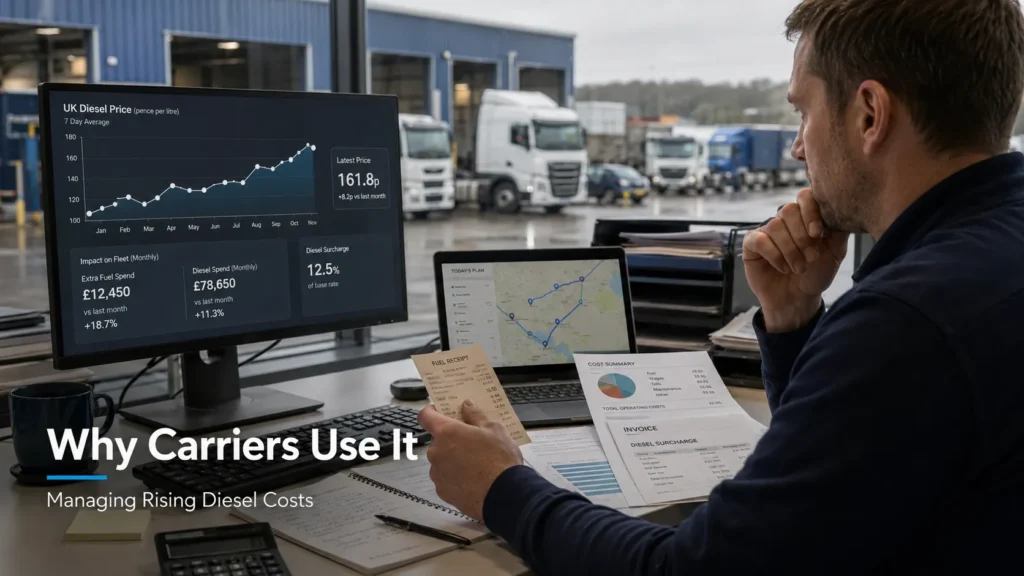 Why Carriers Use a Diesel Surcharge